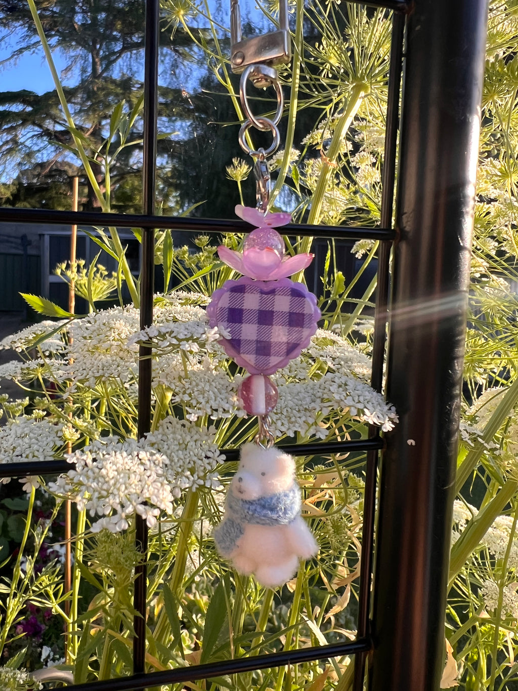FROSTY BEAR CLASP CHARM
