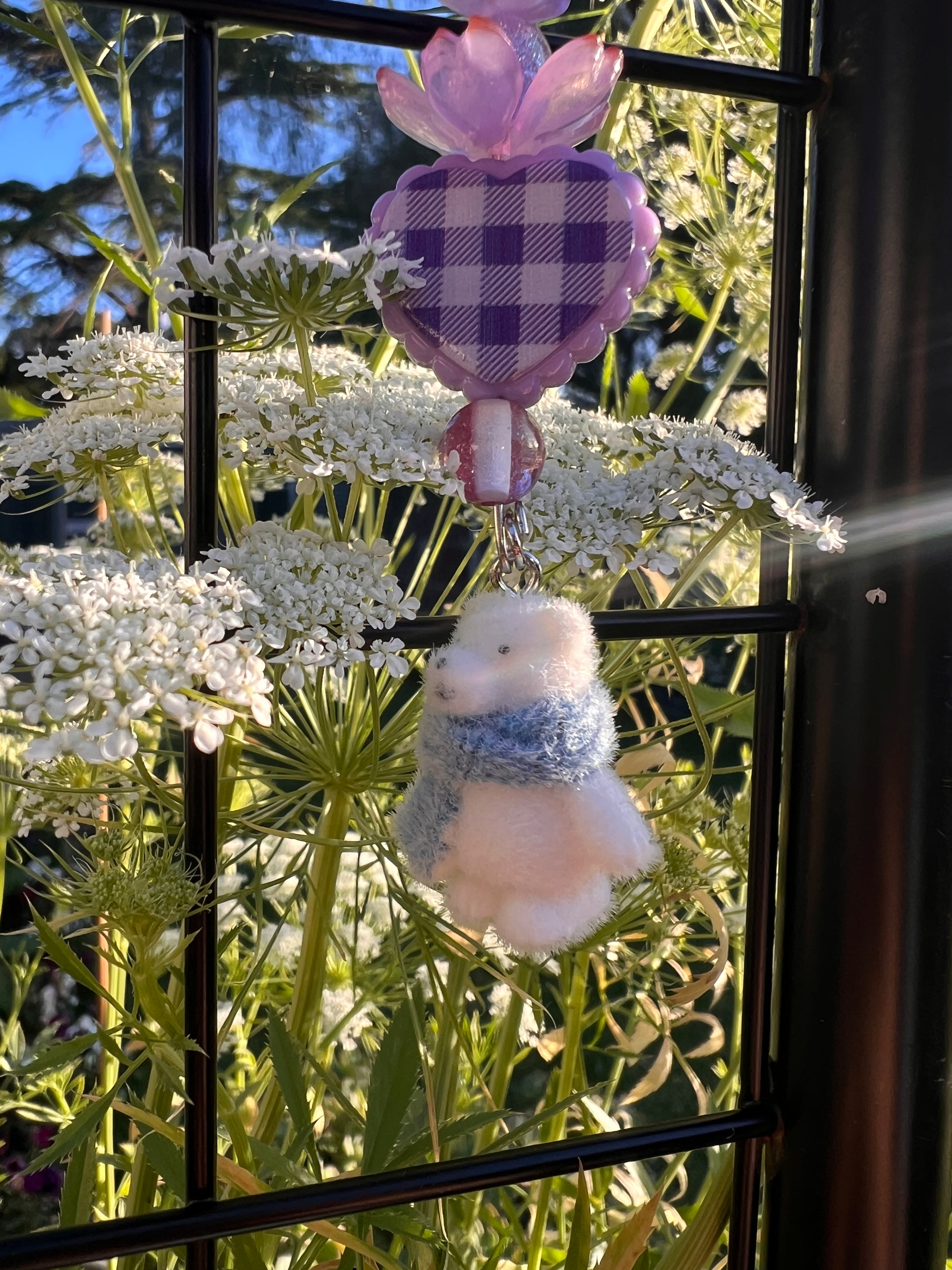 FROSTY BEAR CLASP CHARM