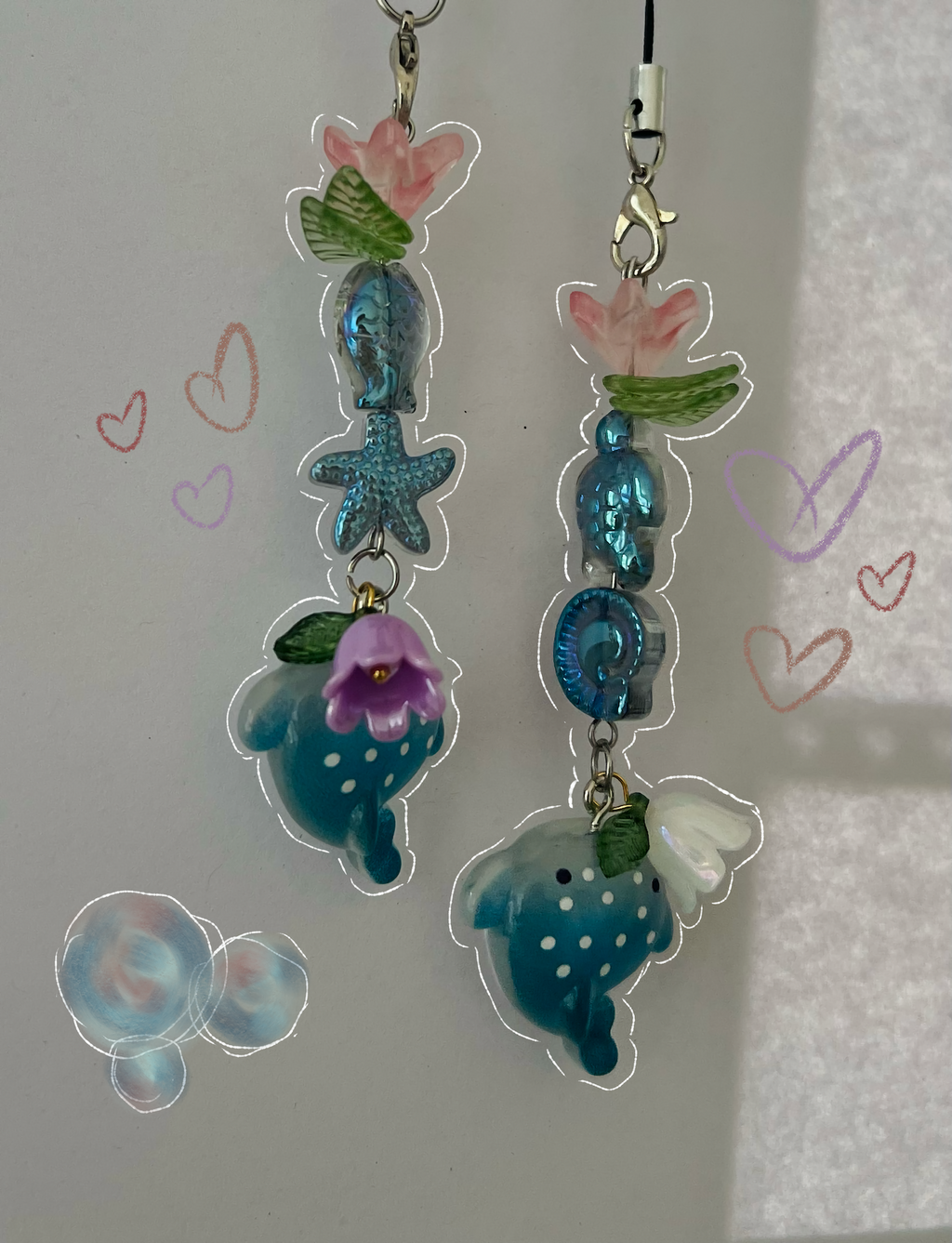 BLUE WAVES CHARMS
