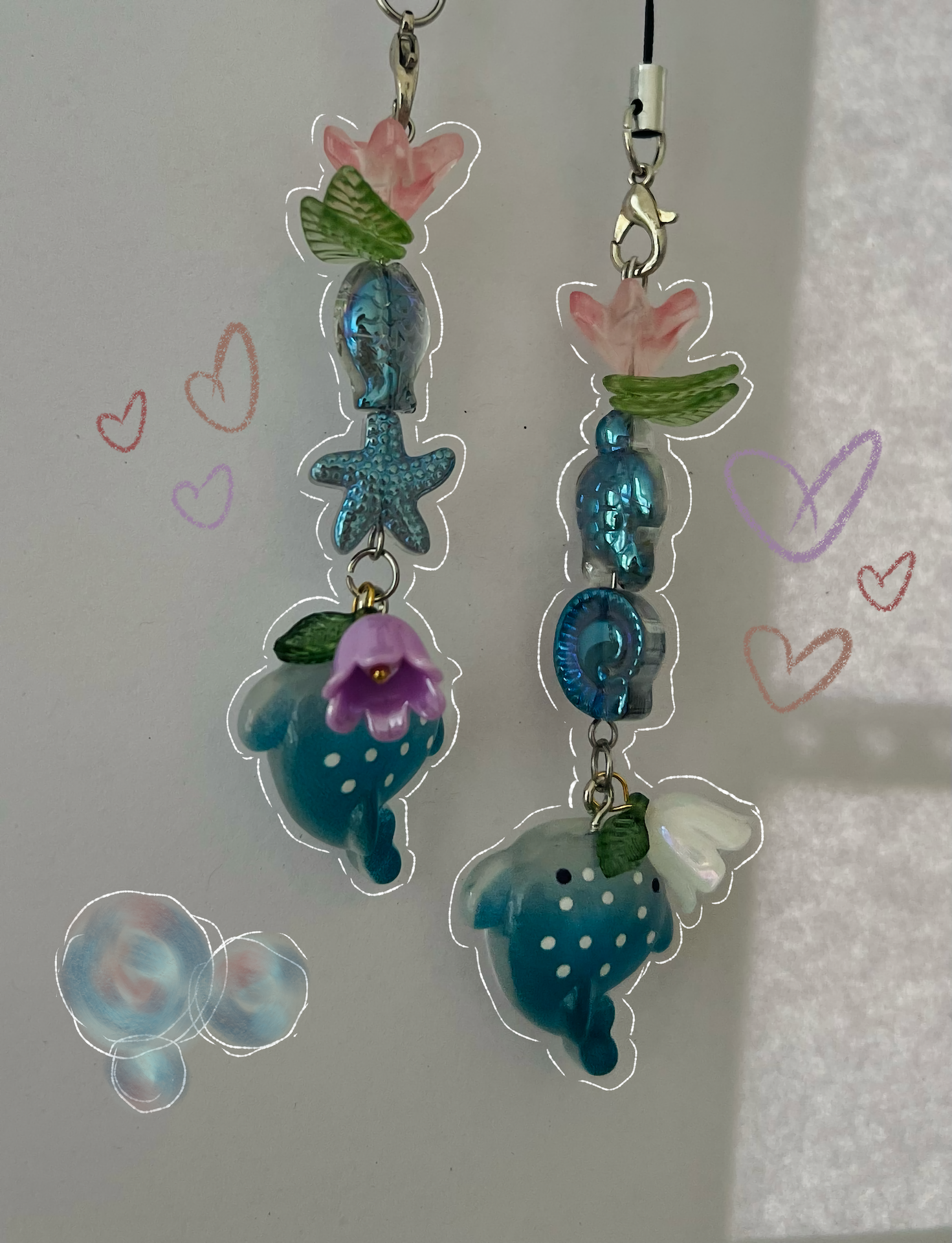 BLUE WAVES CHARMS