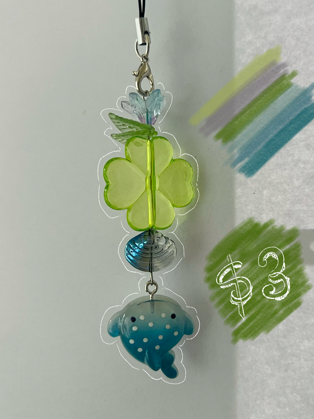 GREEN WAVES CHARMS