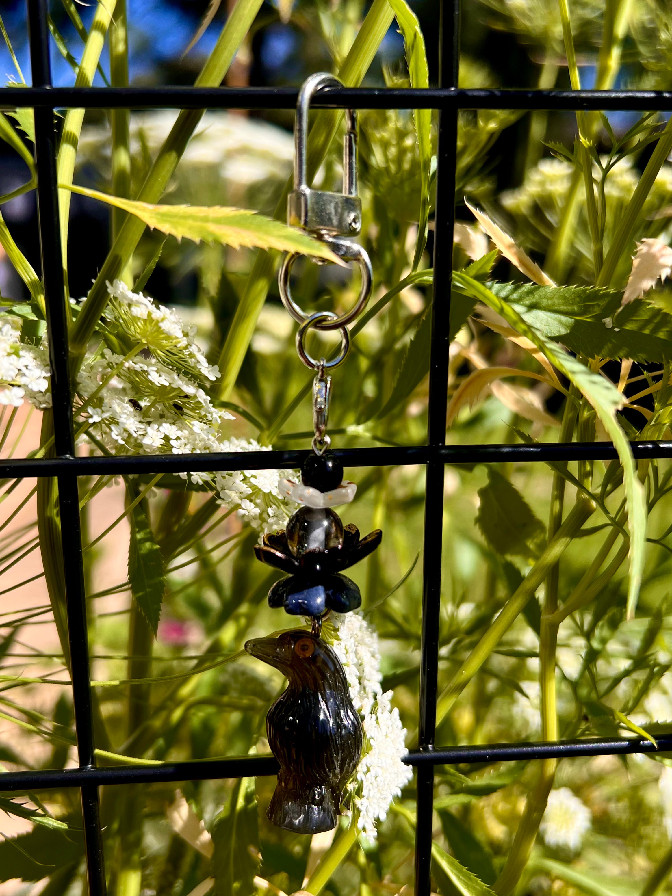 RAVEN CLASP CHARM