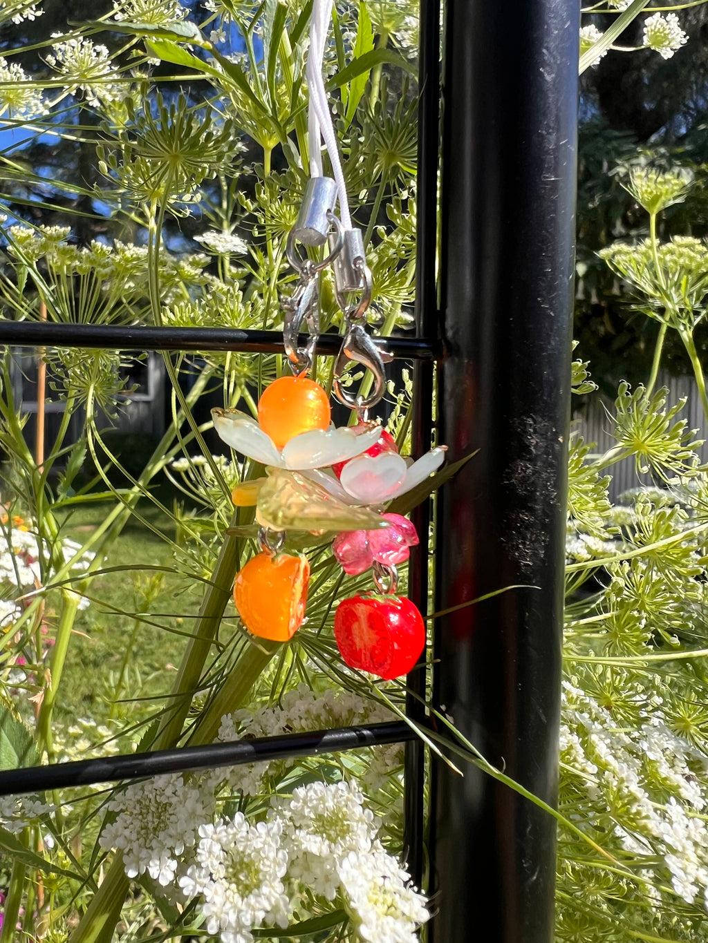 SPLIT TOMATO PHONE CHARMS