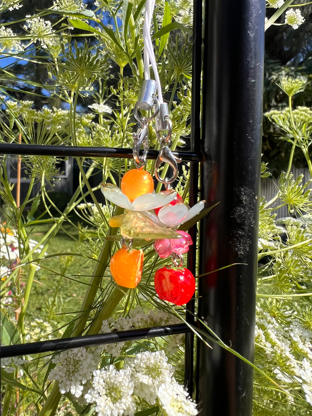 SPLIT TOMATO PHONE CHARMS
