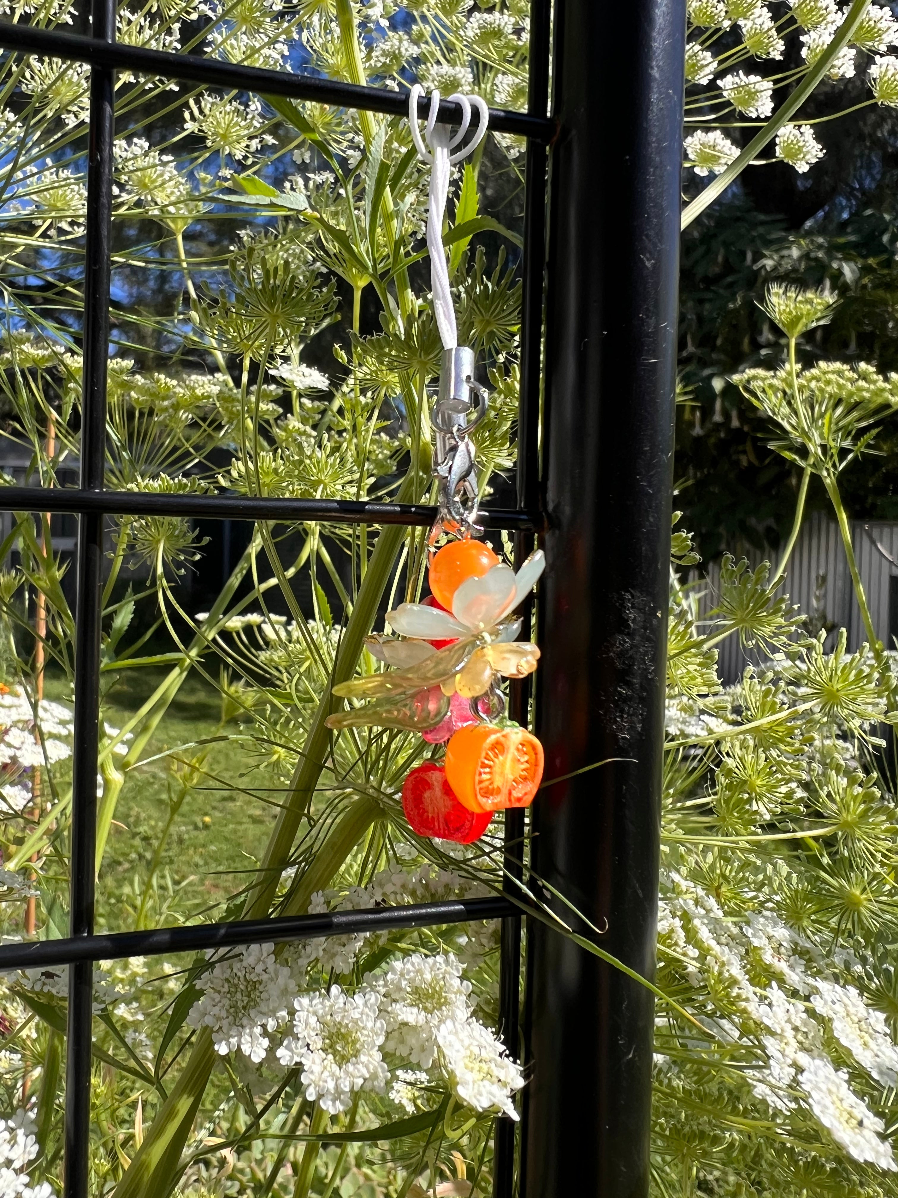 SPLIT TOMATO PHONE CHARMS