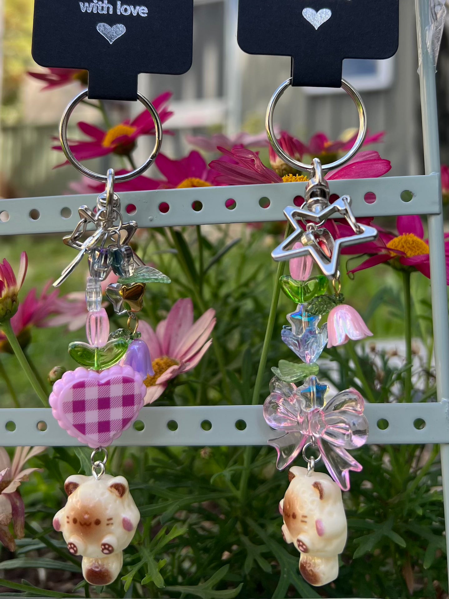 CUTE AND PRETTY KITTY KEYRINGS