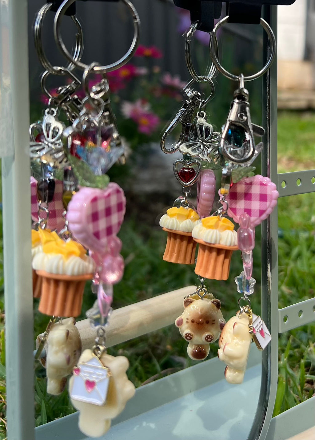 FOODIE KITTY KEYRINGS